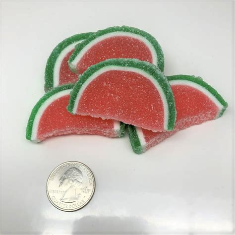 Cavalier Candies Fruit Slices Watermelon Flavor Jelly Candy 1 Pound