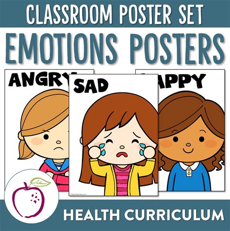 Feelings And Emotions Poster Emotions Posters Emotion