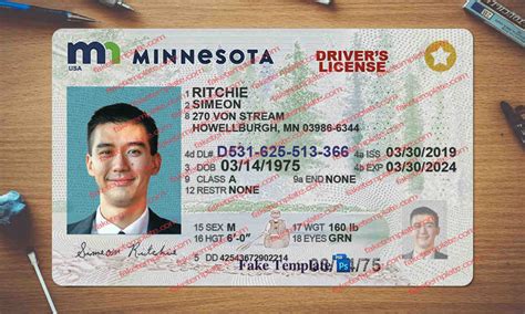 How To Edit Minnesota Drivers License Template Psd