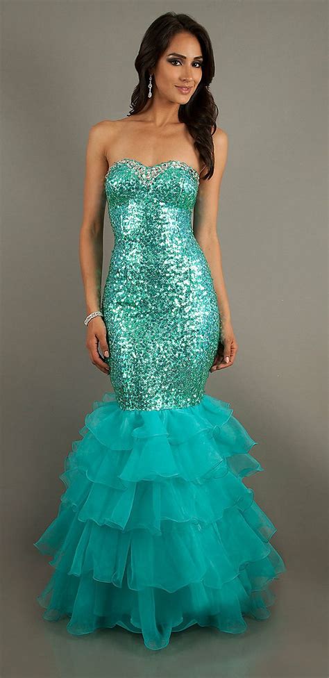 Aqua green sequins mermaid prom dress long sweetheart neck. aqua green gown | Fashion Wallpaper
