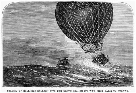 Mail Balloon Crash 1870 Photograph By Granger