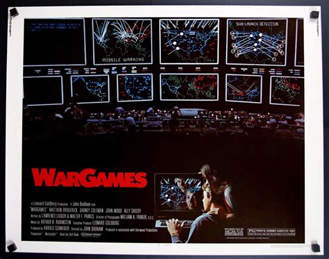 Wargames 1983 Original Half Sheet Movie Poster Original Film Art