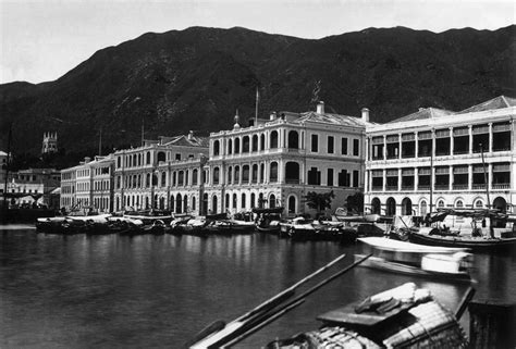 Hong Kong On The Waterfront Colonial Architecture Trade Buildings