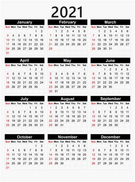 Free Printable Pocket Calendar 2021 Lunar Calendar
