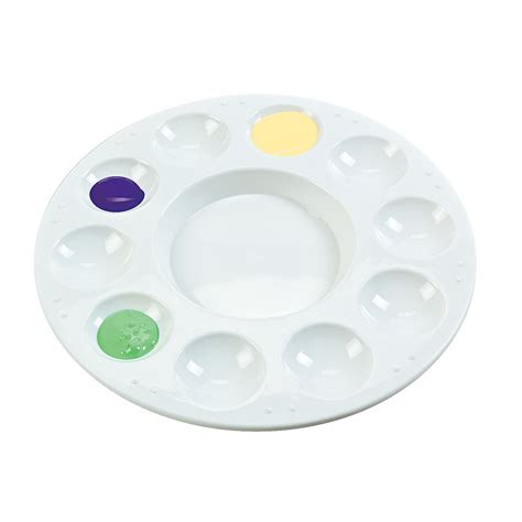 Round Paint Palettes Basic Supplies 12 Pieces 886102289563 Ebay