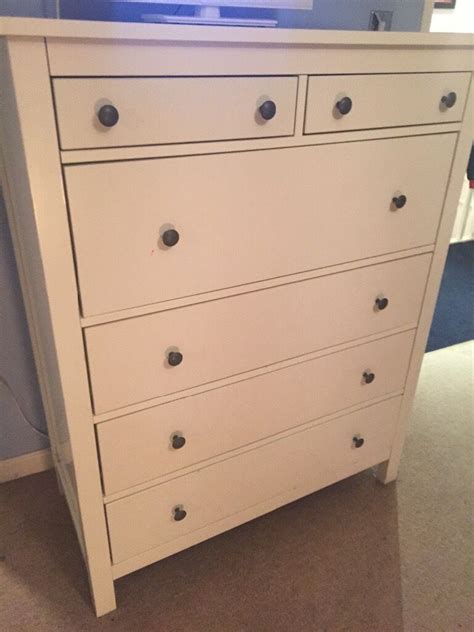 Ikea Hemnes 6 Drawer Chest Of Drawers White Used In Pollok