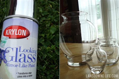 Making Faux Mercury Glass With Looking Glass Mirror Paint Lansdowne