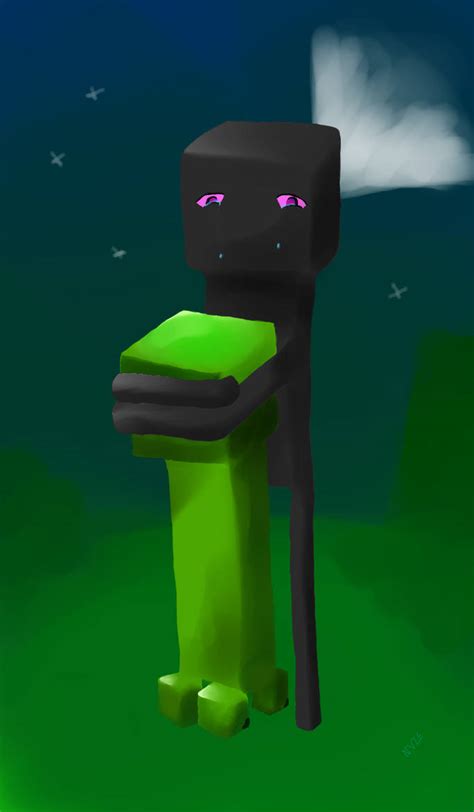 Enderman And Creeper By Nivice On Deviantart
