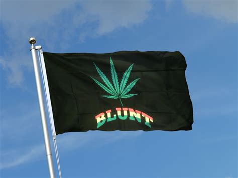 Cannabis Blunt Flagge Kaufen 90 X 150 Cm Flaggenplatz Shop