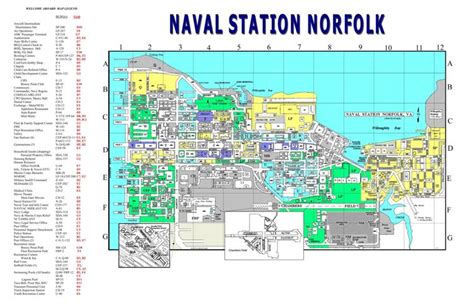 Map Of Naval Station Norfolk Facilities