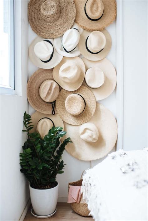 Straw Hat Gallery Wall The Anastasia Co