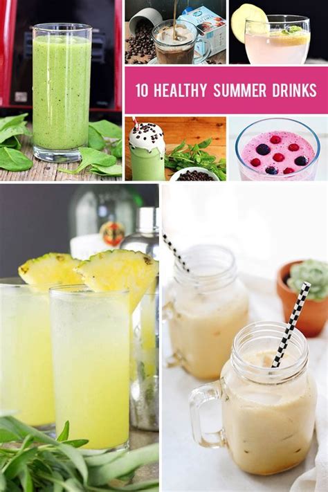 10 Healthy Summer Drinks For When It S Hot Af Outside Healthy Summer