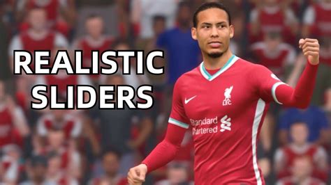 Fifa 21 Realistic Sliders Defender Player Career Mode Sliders And