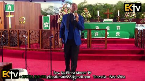 Machozi Ya Waliokaribu Ma Wewe Rev Dr Eliona Kimaro Youtube