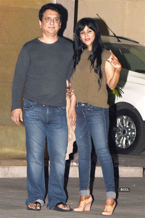 Producer Sajid Nadiadwala With Wife Attend The Anniversary Party Of Salman Khans Sister Arpita