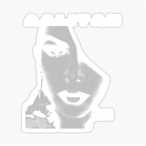 classic aaliyah 2000s legacy t for fans essentia e sticker for sale by brlilayyn4 redbubble