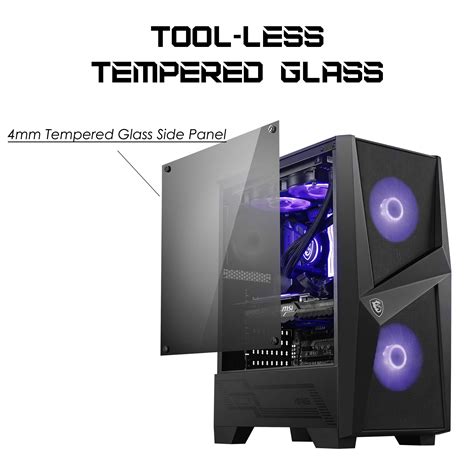 Msi Mag Forge 100r Mid Tower Gaming Case