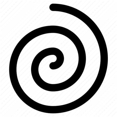 Circle Design Round Spiral Swirl Icon