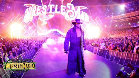 The Undertaker Wins Quick Match At Wrestlemania 34 Photos Videos