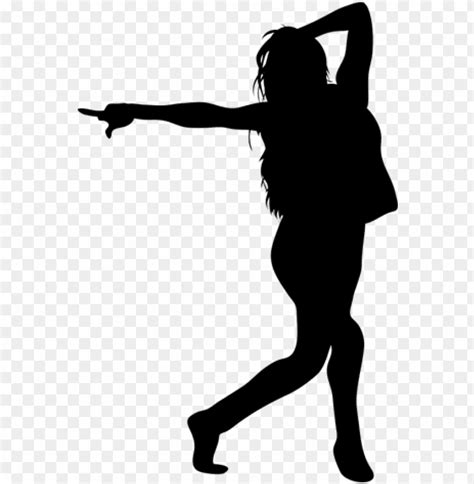 Silueta Mujer Bailando Png Siluetas De Mujer Png Image With