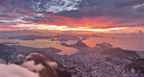 1920x1080 Amazing View Of Rio De Janeiro During Sunset Laptop Full Hd 1080p Hd 4k Wallpapers