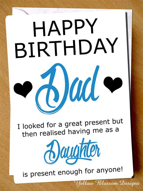 Birthday Cards For Dad From Daughter Printable Printable Word Searches