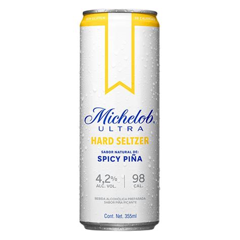 Hard Seltzer Sabor Mango Durazno Michelob Ultra 355 Ml A Domicilio