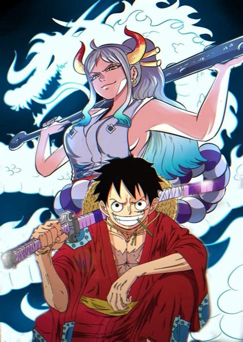Luffy X Yamato Manga Anime One Piece One Piece Manga Vegapunk One Piece