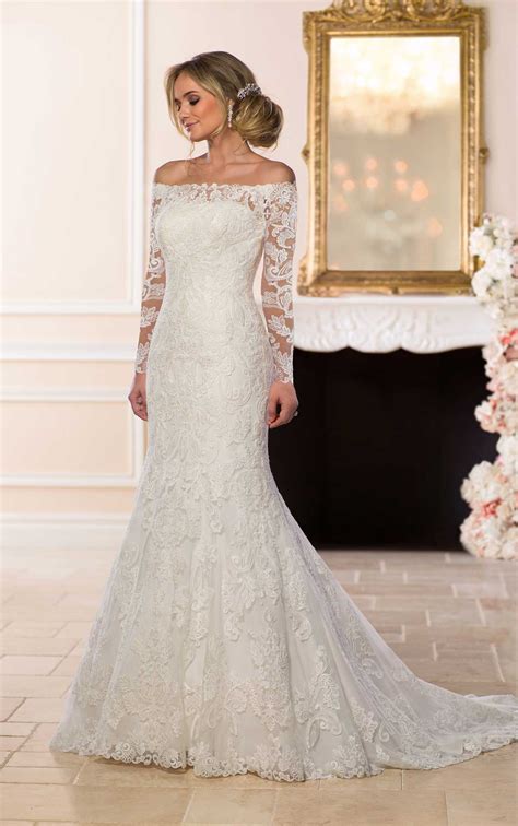 Find your dream dress & book an appointment today. Off-the-Shoulder Lace Wedding Dress | Stella York Wedding ...