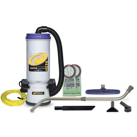 Proteam Super Coachvac 10 Qt Commercial Backpack Vacuum Cleaner With