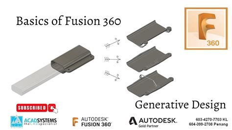 Basics Of Fusion 360 Generative Design Youtube