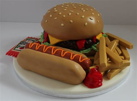 Fast Food Birthday Cake Pauls Creative Cakes Flickr
