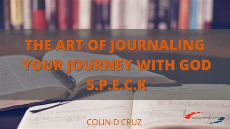 The Art Of Journaling Your Journey With God Word Of Grace Church Pune