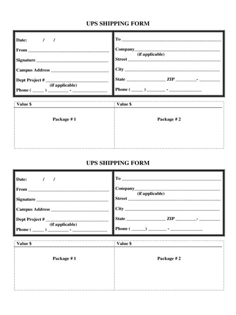 Blank ups worldship labels order printable ups labels by the sheet and easily customize using our free templates. UPS Signature Release Form - 1 Free Templates in PDF, Word ...