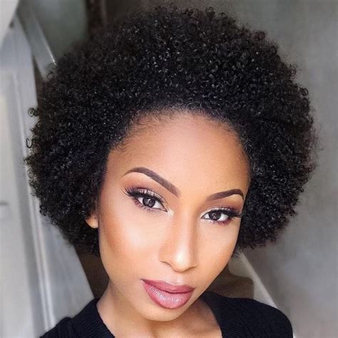75 Most Inspiring Natural Hairstyles For Short Hair Short Afro