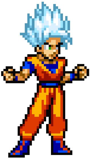 Resultado De Imagen Para Goku Pixel Art Goku Goku Y Goku Pixel