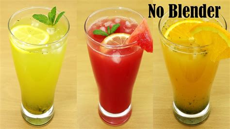 3 Easy Summer Drinks Refreshing Cold Drinks For Summer How To Make