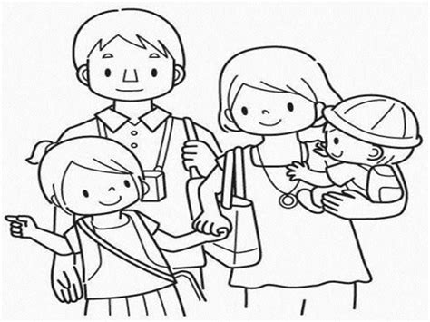 Detail Gambar Kartun Keluarga Untuk Diwarnai Koleksi Nomer 8