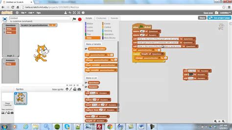 Scratch 20 Tutorial Lists Continued And Control Structures 3 Youtube