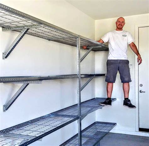 The height is adjustable so i installed mine. Garage Storage Shelves