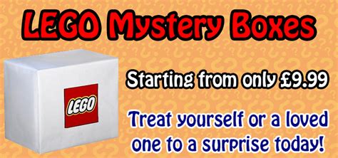 Lego Mystery Boxes From Only 999 Treat Yourself Or A Loved One To A