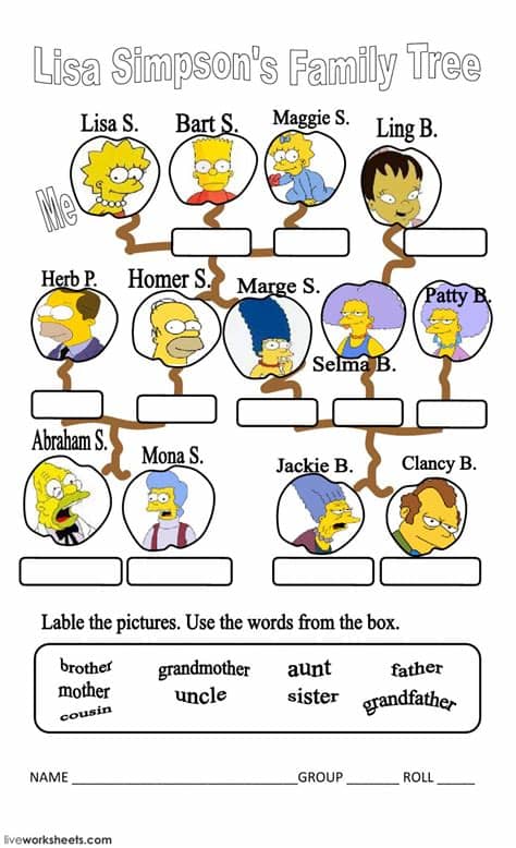 FAMILY - Interactive worksheet