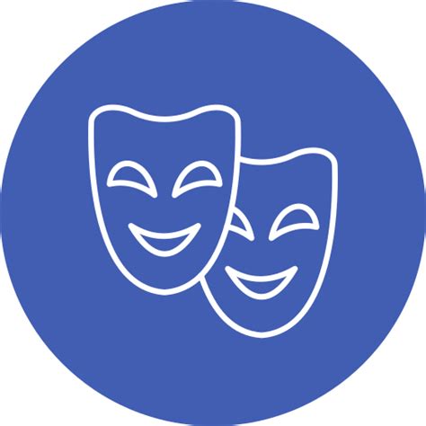 Theater Masks Generic Flat Icon