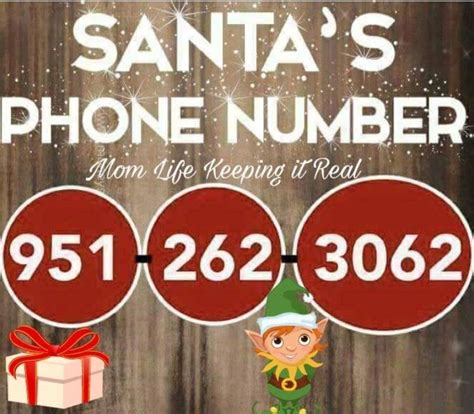 Santas Phone Number For Kids To Call Christmas Fun Christmas