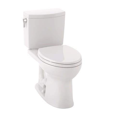 Toto Drake Ii 2 Piece 10 Gpf Single Flush Elongated Toilet In Cotton