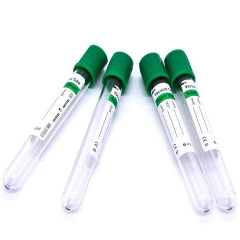 Green Top Blood Collection Tube Suppliers China Price Huida Medical