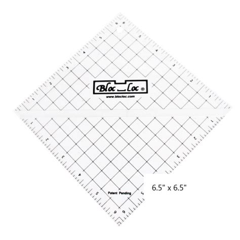 Blocloc 65″ Half Square Triangle Square Up Ruler The Fabric Contessa