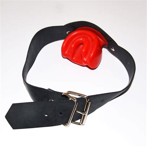 100 Latex Hood Mask Adult Hood Latex Rubber Mask With Gags Belt