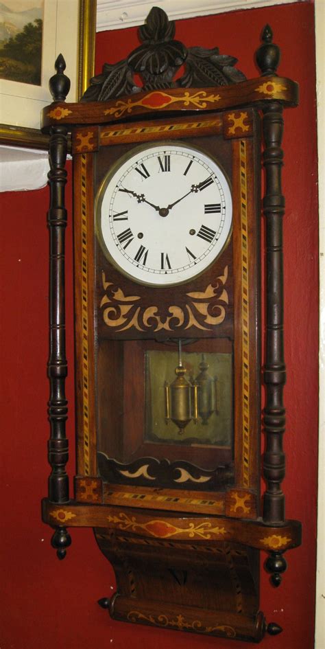 Antiques Atlas Inlaid American Wall Clock