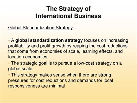 Ppt The Strategy Of International Business Powerpoint Presentation